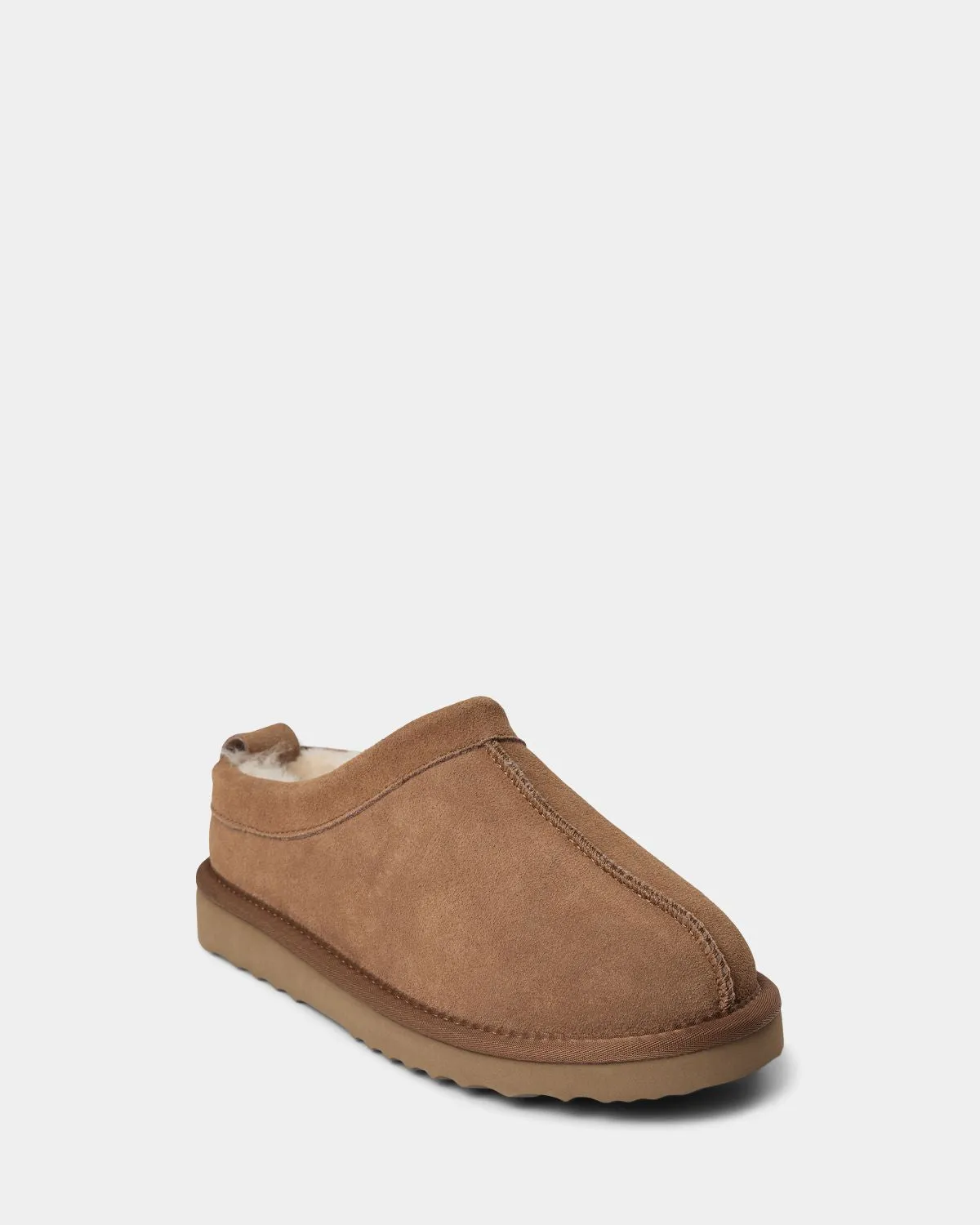 ADELENASY TEDDY SHOE - Dark sand