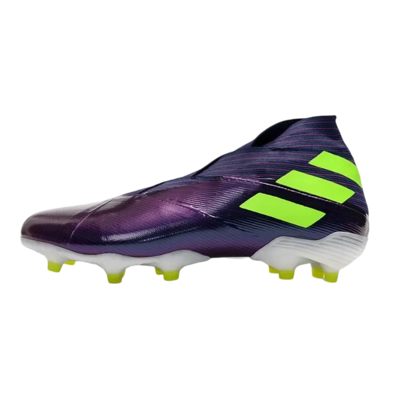 Adidas Nemeziz 19  FG Purple Yellow - Goatkits Boots