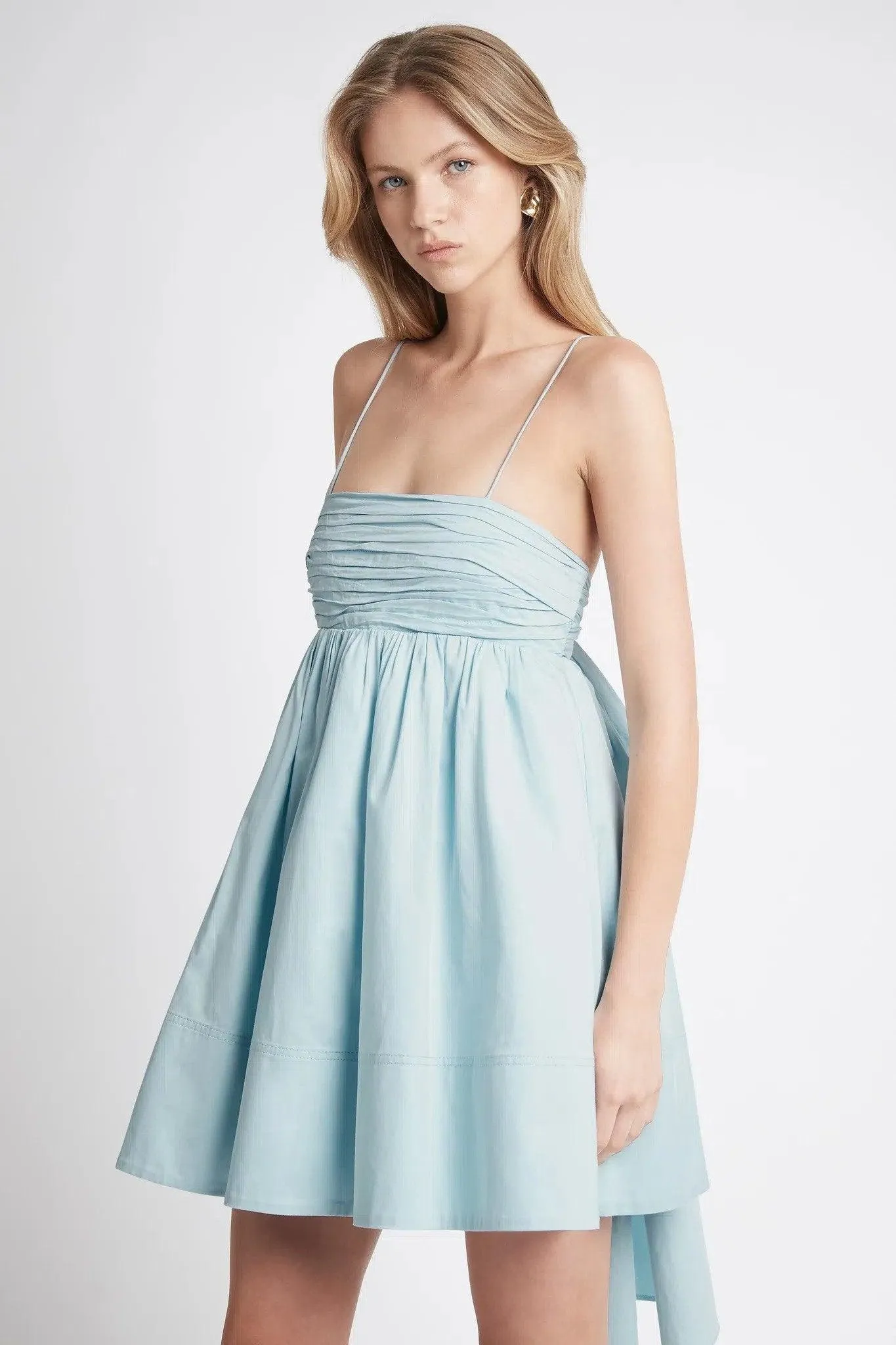 Aje Cantina Mini Bow Back Dress