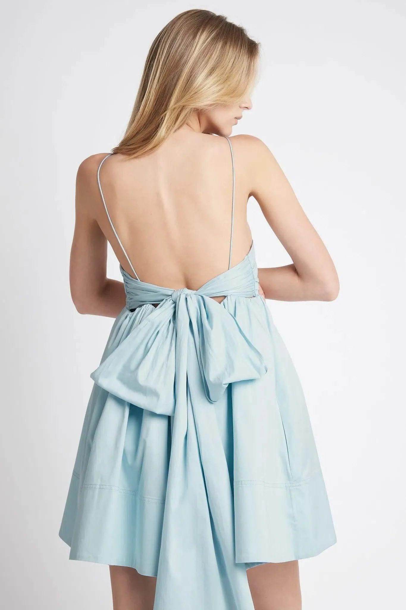 Aje Cantina Mini Bow Back Dress