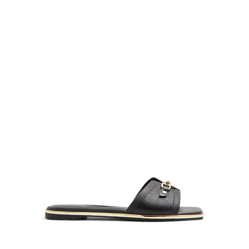 Alamassi Flat Sandals - Black