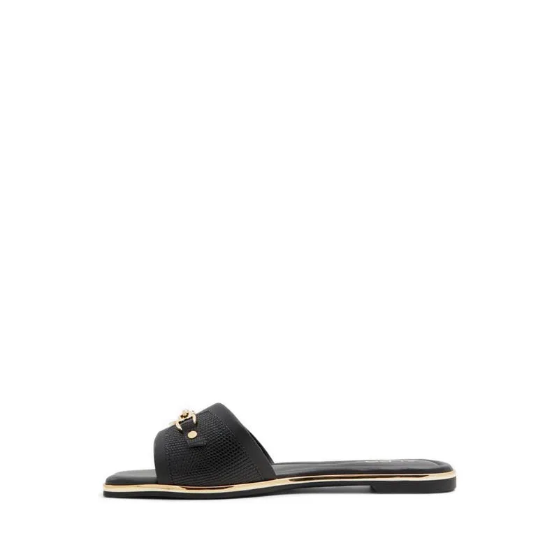 Alamassi Flat Sandals - Black