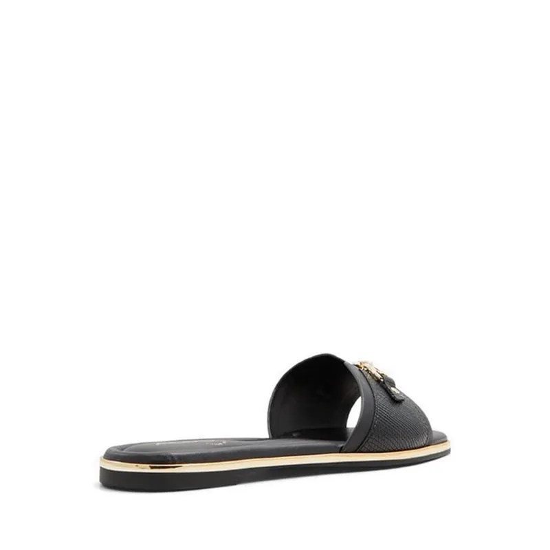 Alamassi Flat Sandals - Black