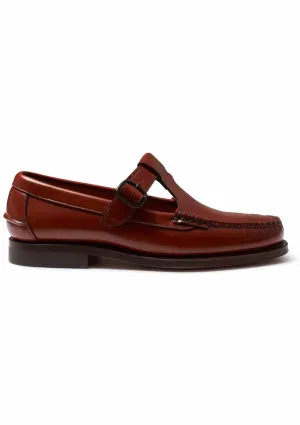 Alber T-Bar Loafer Tan