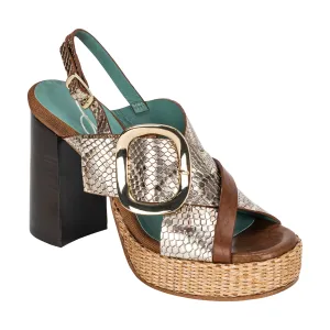 Bali Python Platform Heel