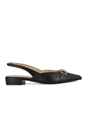 Black Embellished Slingback Heels
