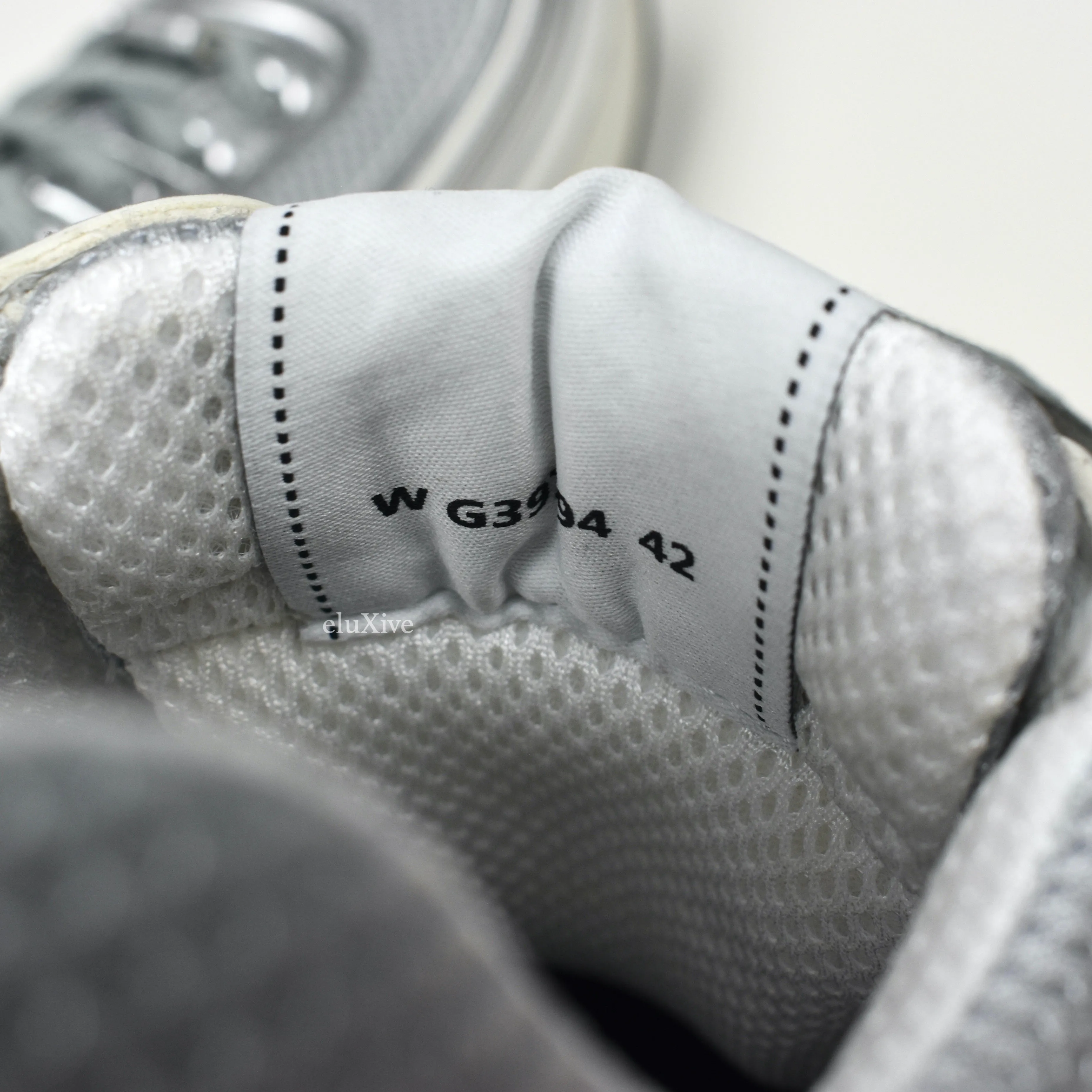 Chanel - Classic Monogram Logo Trainer (Metallic Silver)