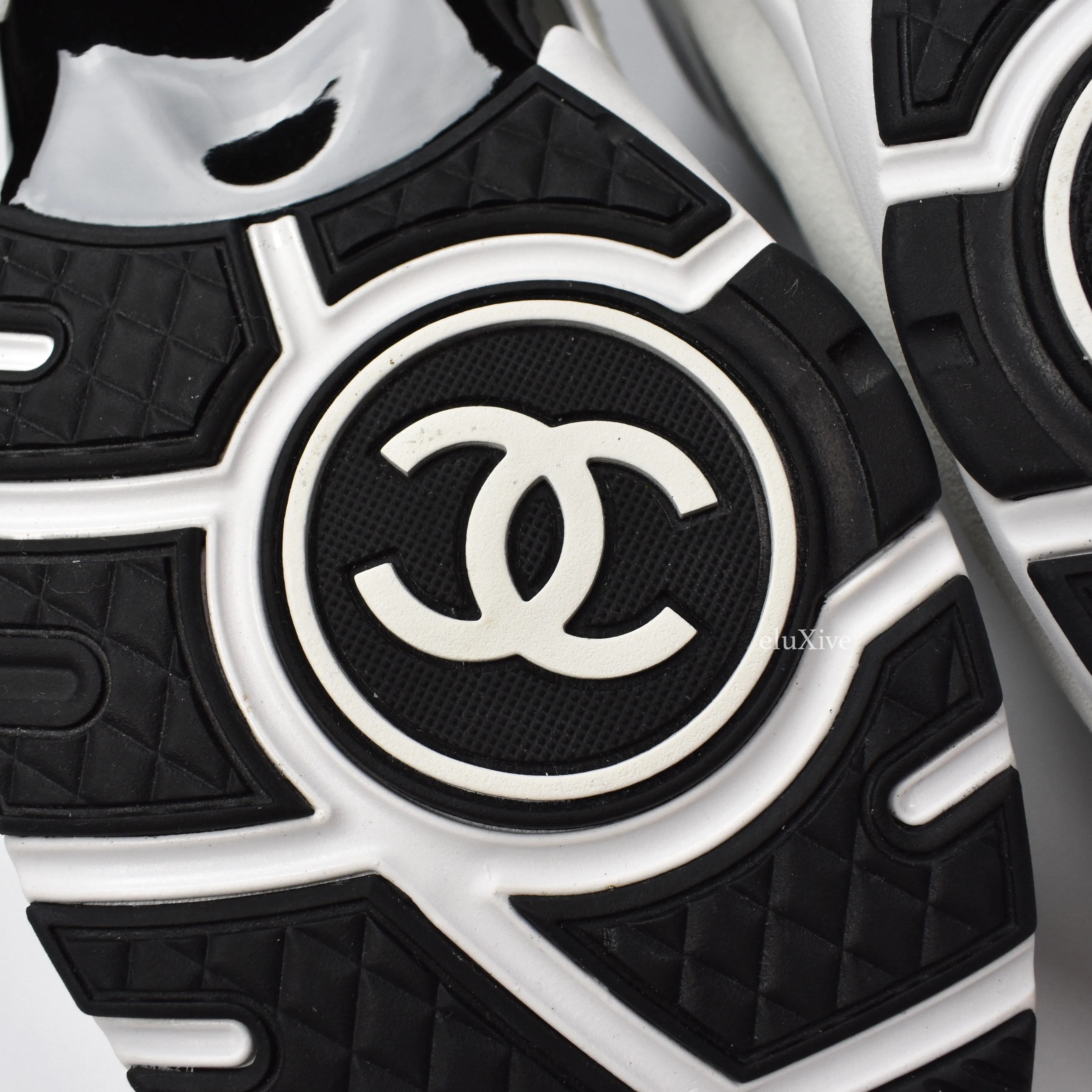Chanel - Classic Monogram Logo Trainer (White/Blue)