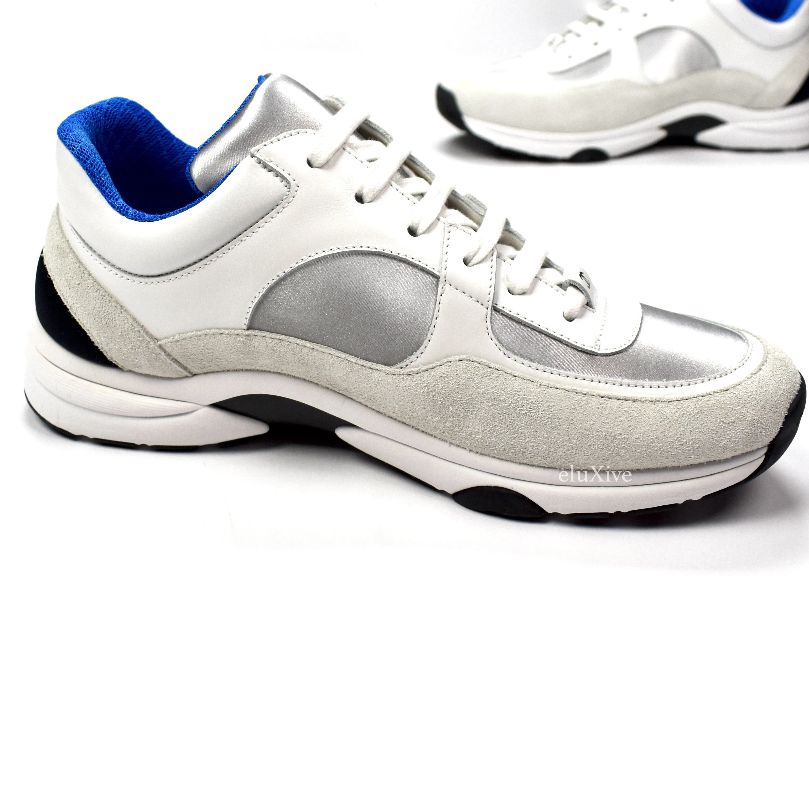 Chanel - Classic Monogram Logo Trainer (White/Blue)