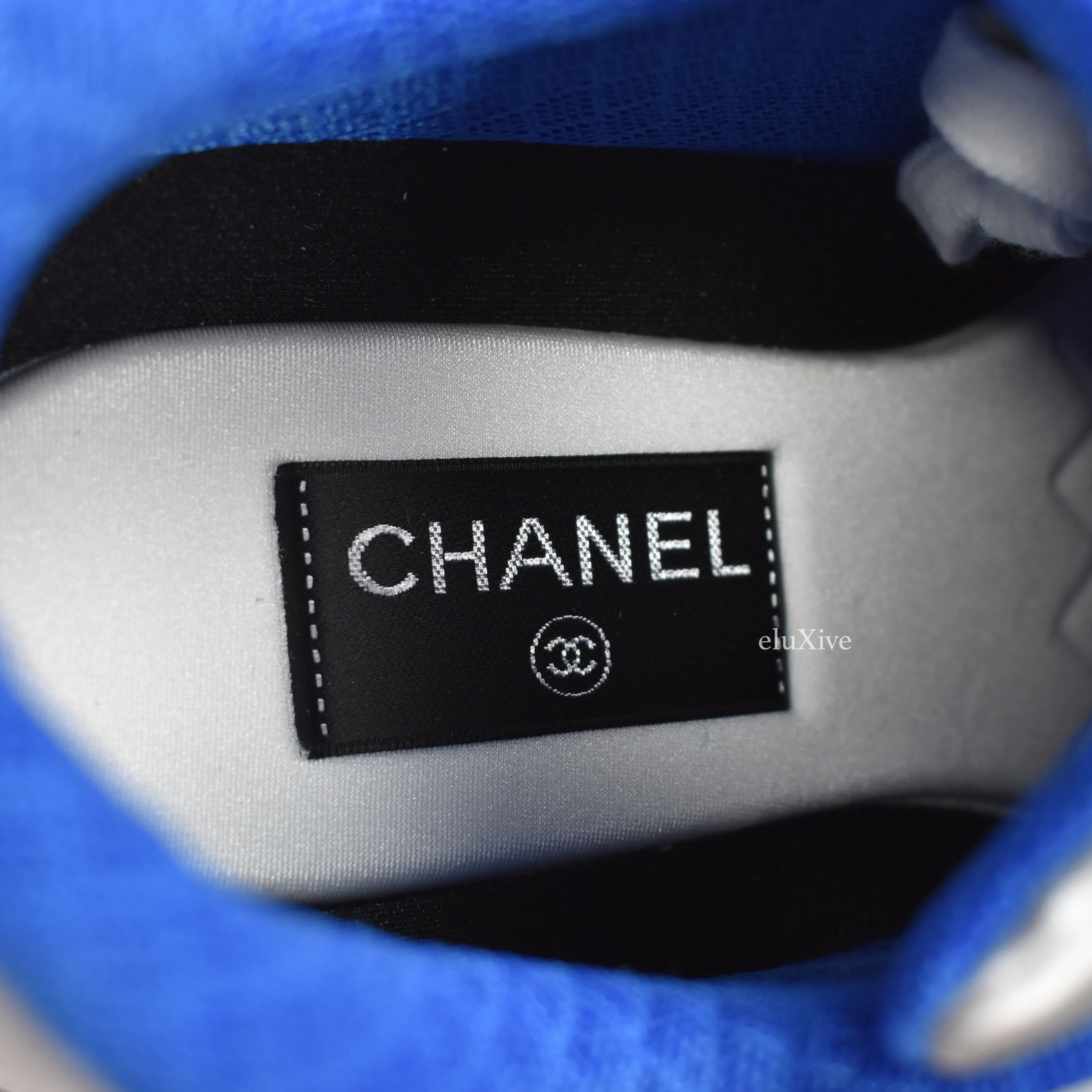 Chanel - Classic Monogram Logo Trainer (White/Blue)