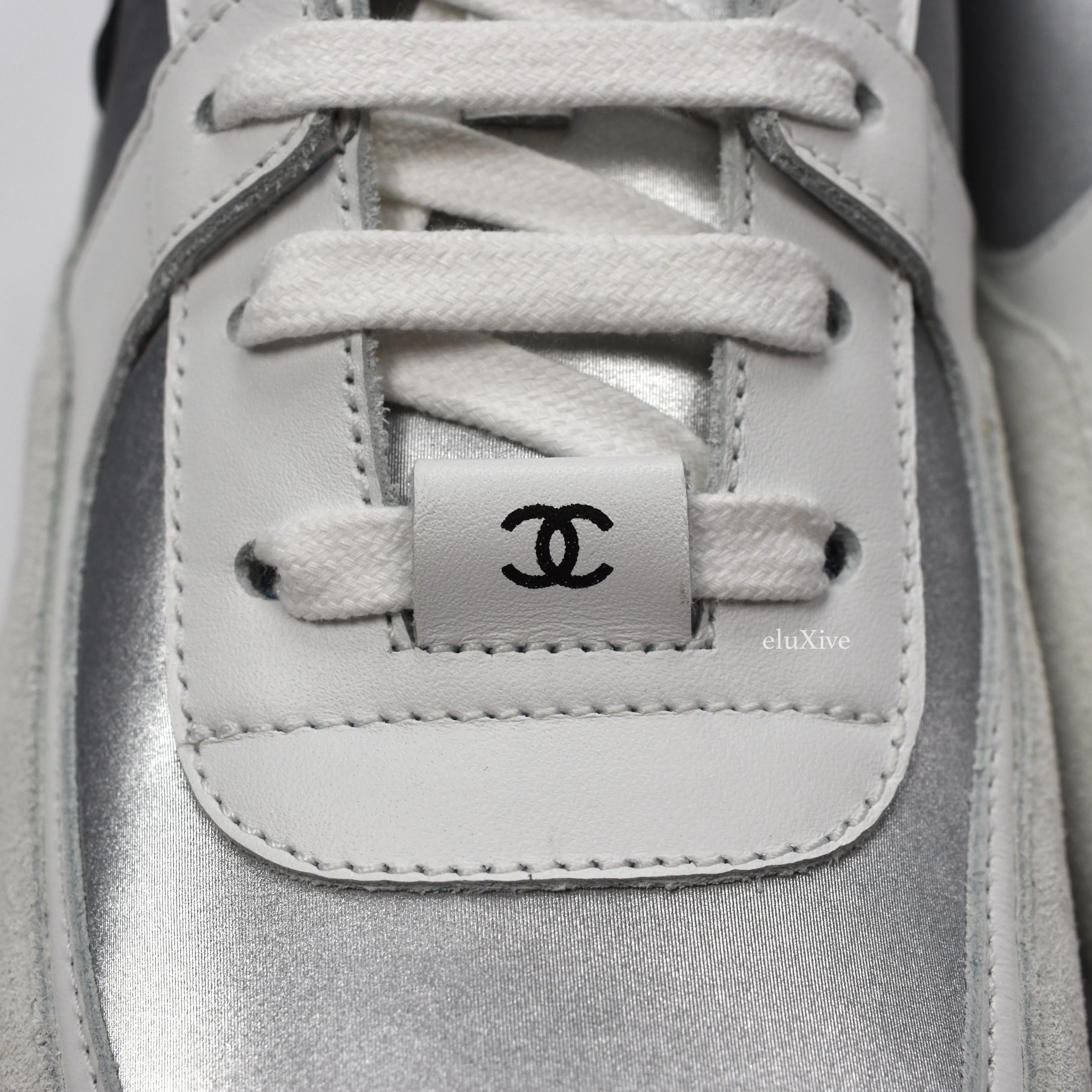 Chanel - Classic Monogram Logo Trainer (White/Blue)