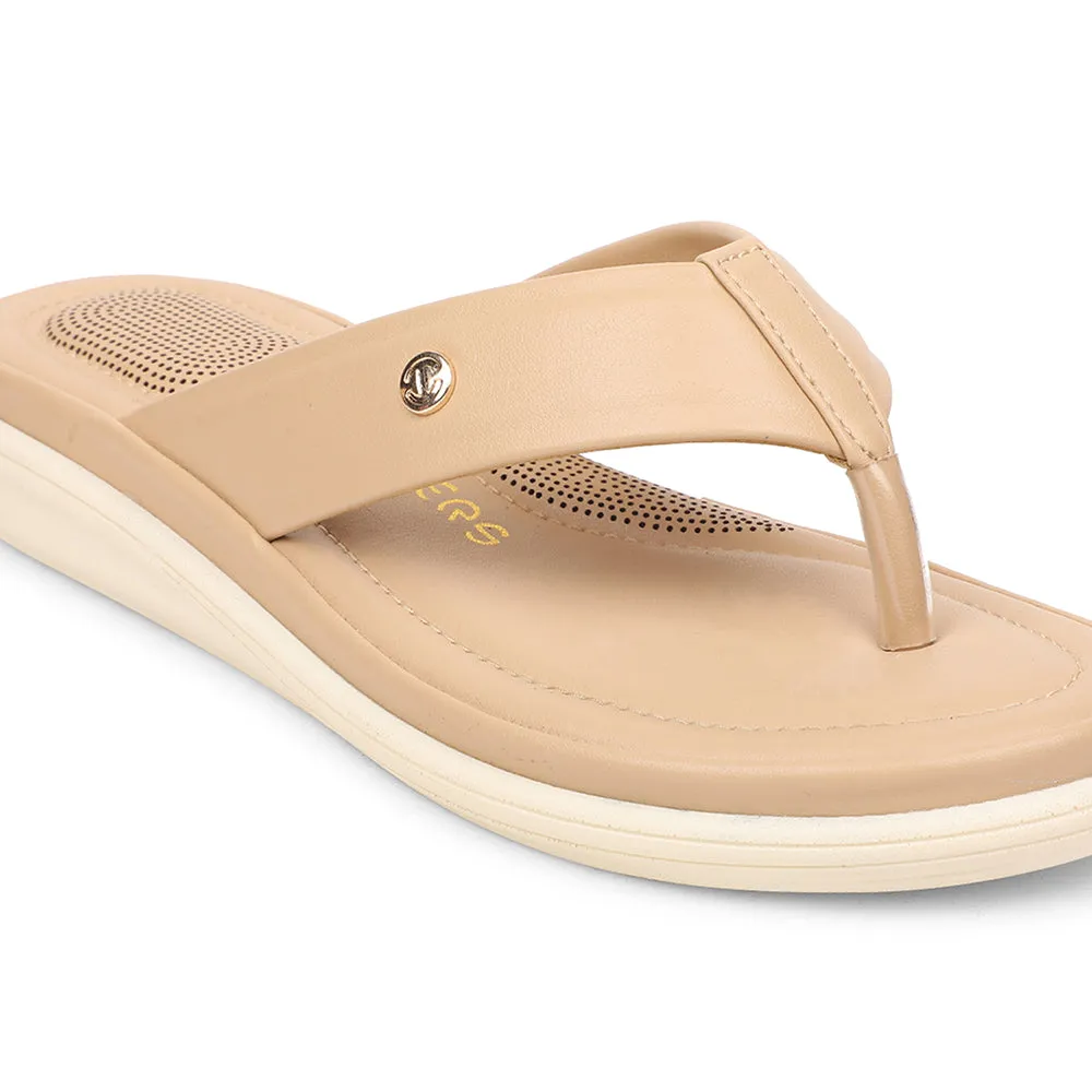 Healers Beige Casual Slipper For Women SSAL-3 By Liberty