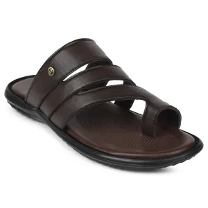 Healers Brown Casual Slipper For Mens AOL-12 By Liberty