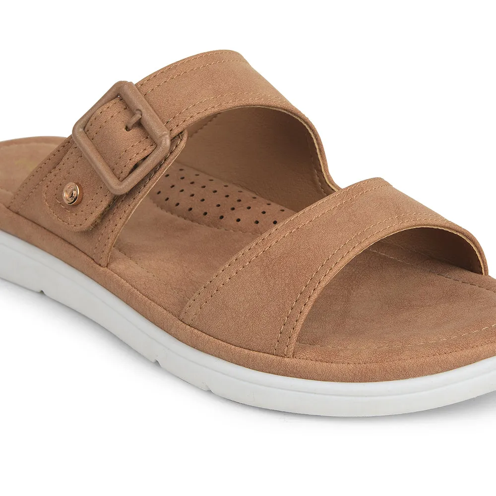 Healers Brown Casual Slipper For Women JFL-34 By Liberty