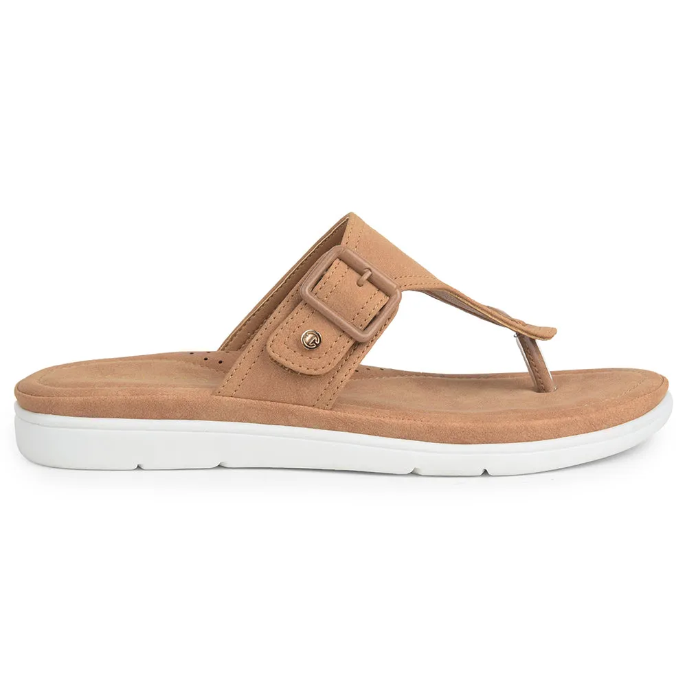 Healers Brown Casual Slipper For Women JFL-35 By Liberty