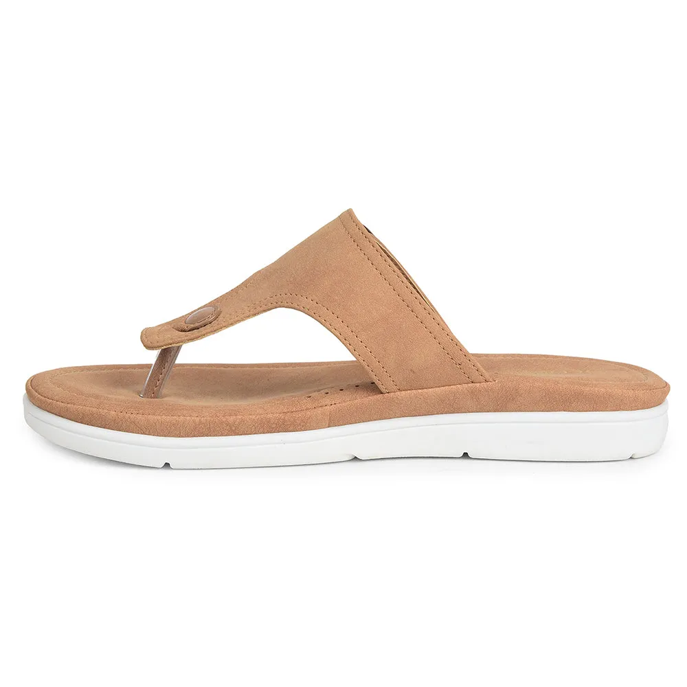 Healers Brown Casual Slipper For Women JFL-35 By Liberty