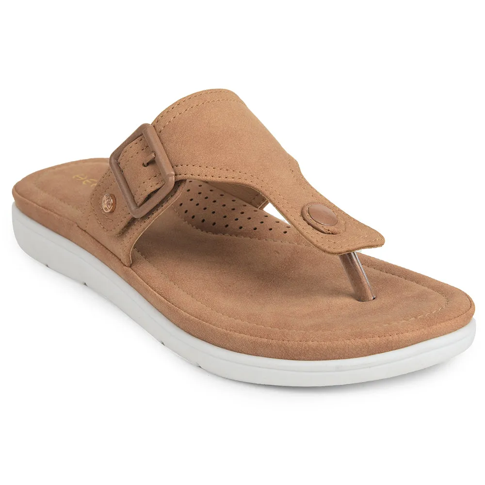 Healers Brown Casual Slipper For Women JFL-35 By Liberty
