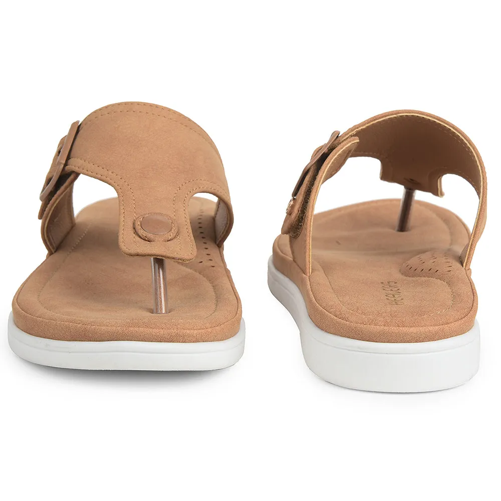 Healers Brown Casual Slipper For Women JFL-35 By Liberty