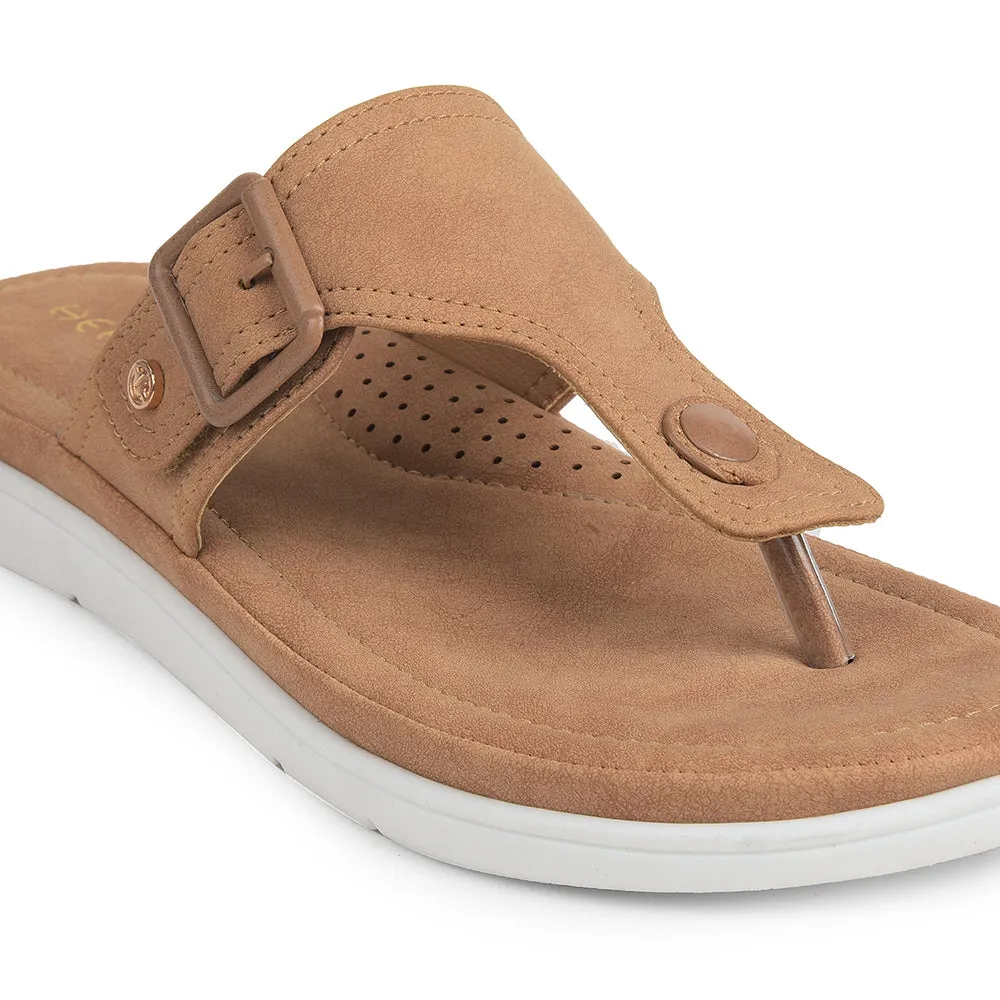 Healers Brown Casual Slipper For Women JFL-35 By Liberty