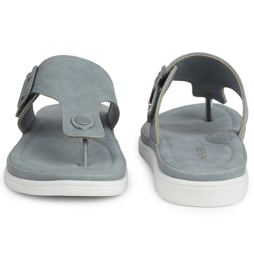 Healers Light Grey Casual Slipper For Women JFL-35 By Liberty