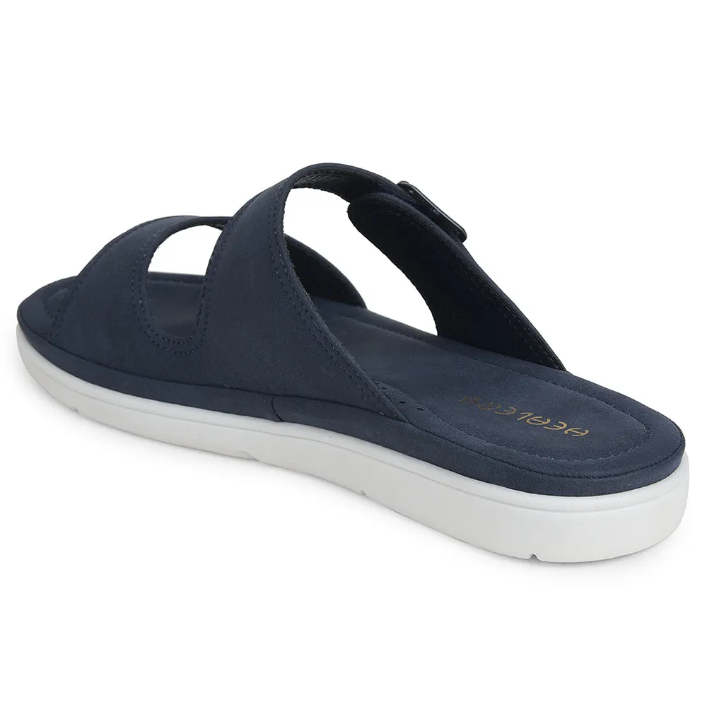 Healers Navy Blue Casual Slipper For Women JFL-34 By Liberty