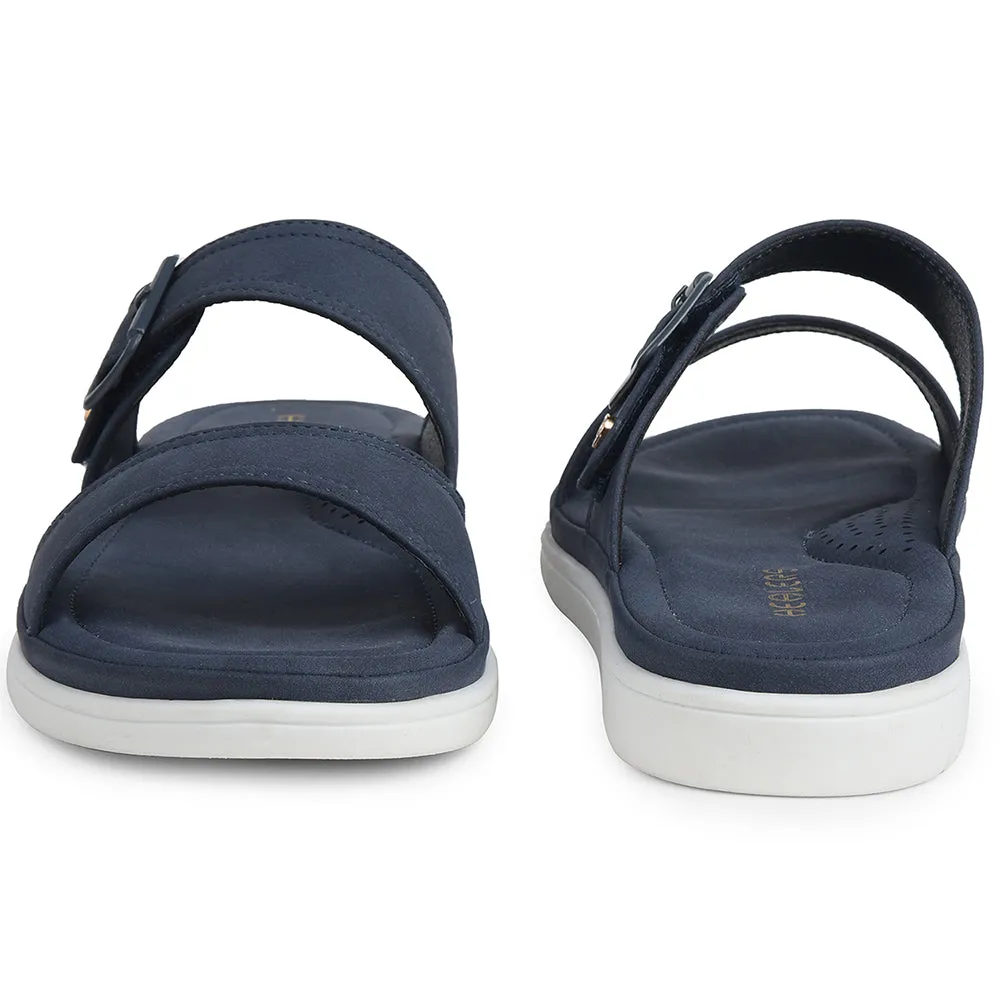 Healers Navy Blue Casual Slipper For Women JFL-34 By Liberty