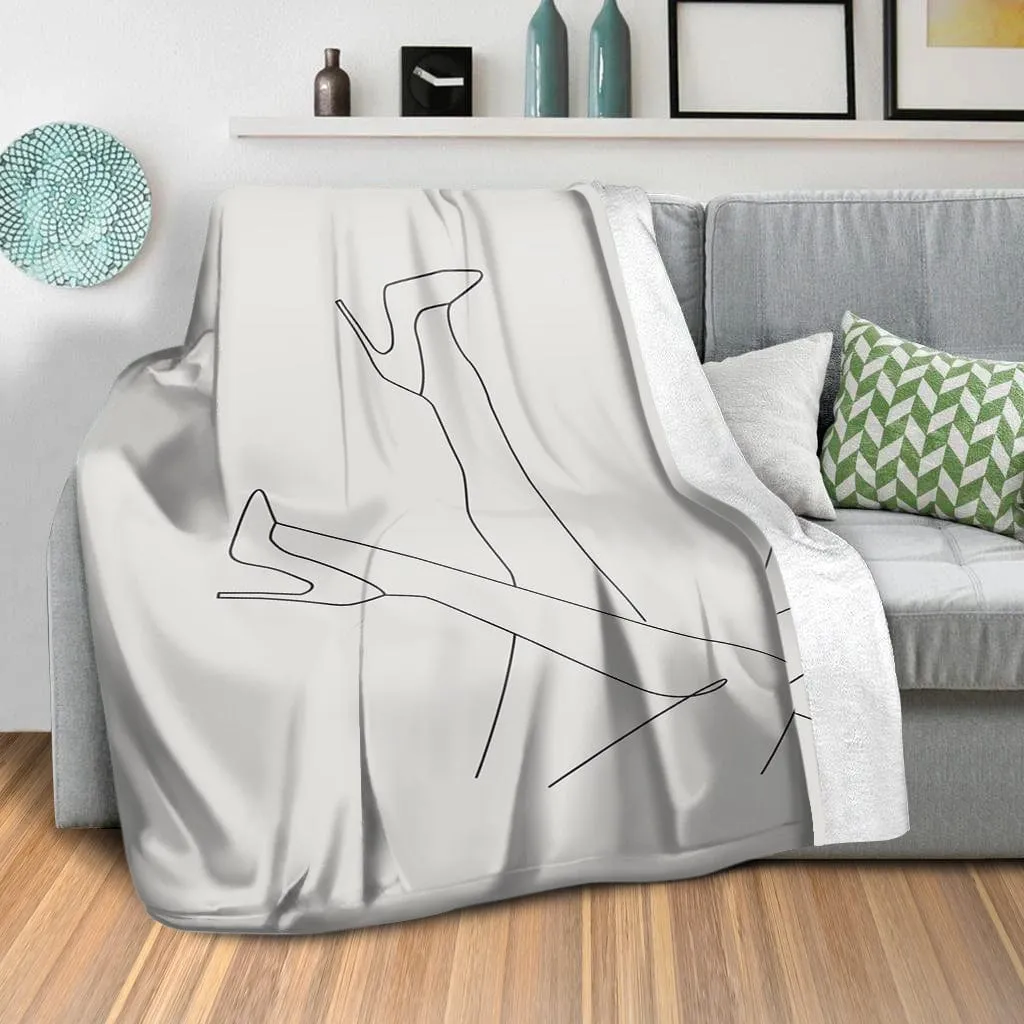 Heels In The Air C Blanket