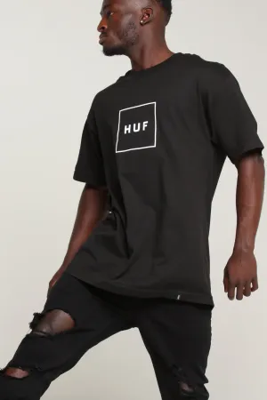 Huf Box Logo Tee Black