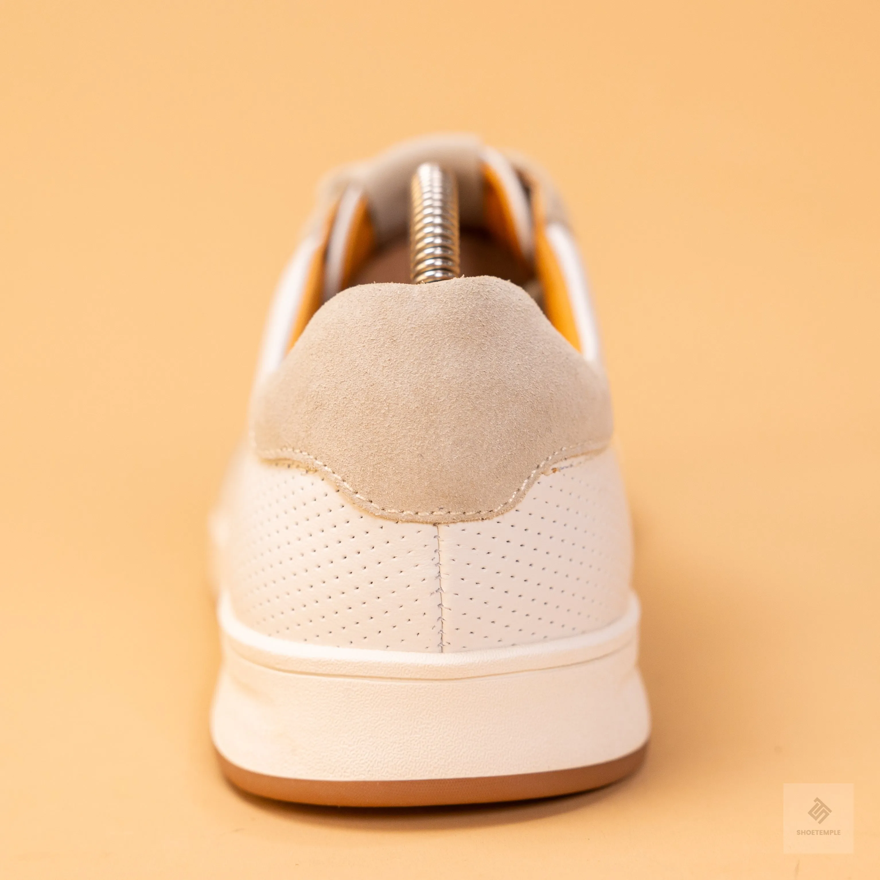 JOHNNIE-O TOPSPIN LEATHER SNEAKER - WHITE