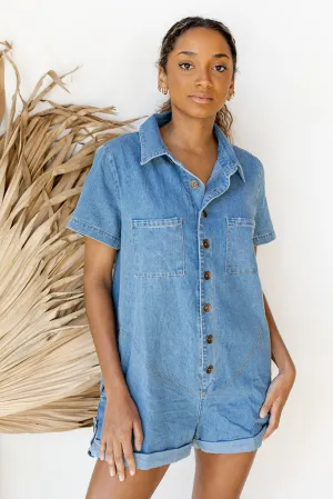 Katie Jane denim romper