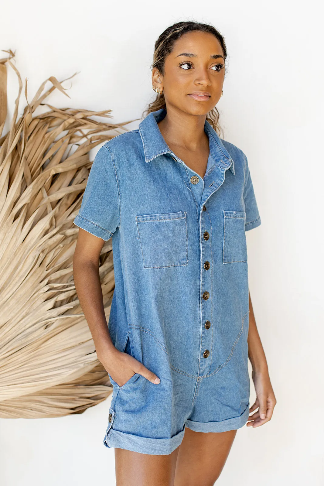 Katie Jane denim romper