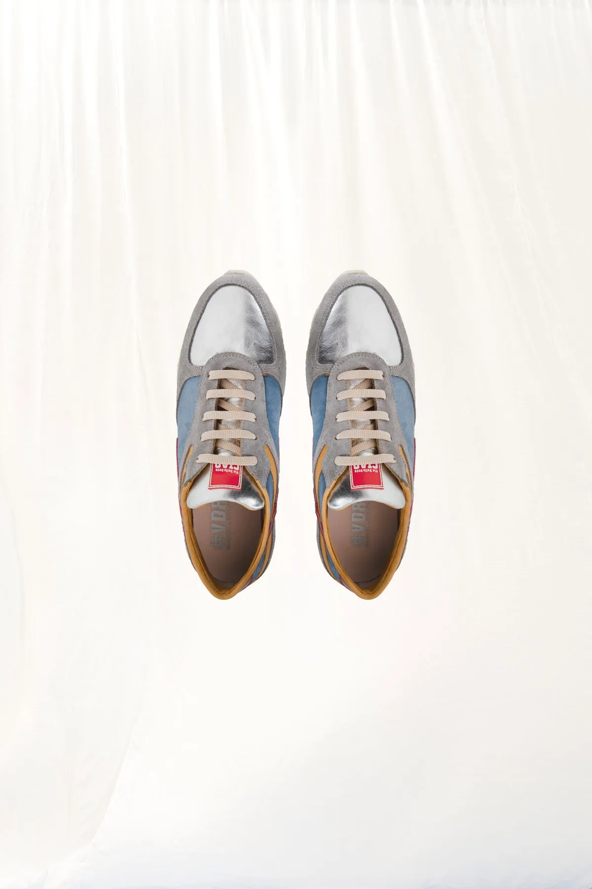 Light Indigo Light Grey Contrast Sneakers Salsa