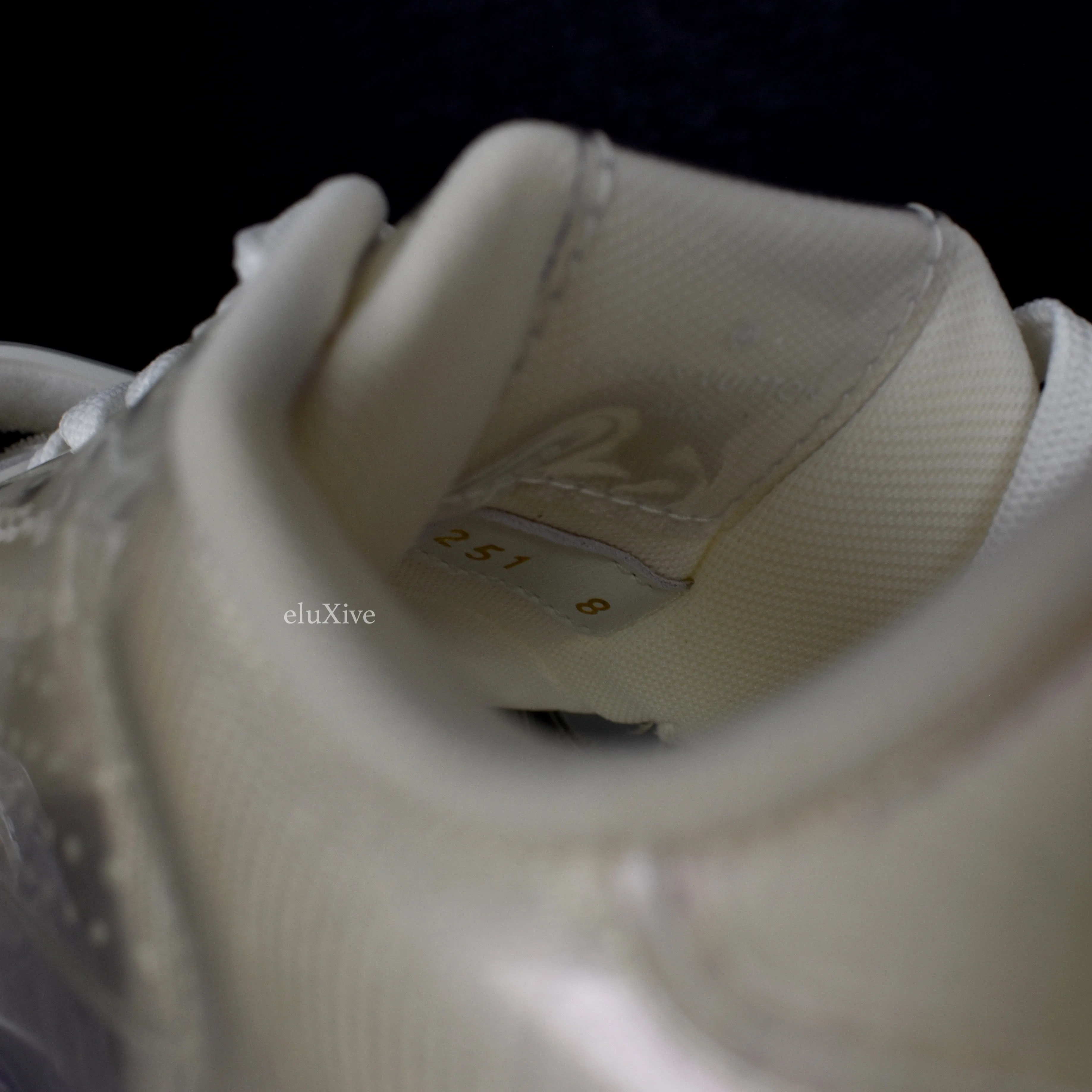 Louis Vuitton - White/Transparent Trainer Sneakers with Strap