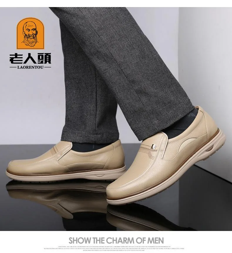 Men's Comfort Shoes Business Casual Classic Leather Loafers(Free Shipping✔️)