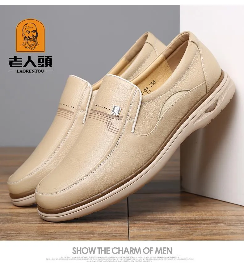 Men's Comfort Shoes Business Casual Classic Leather Loafers(Free Shipping✔️)