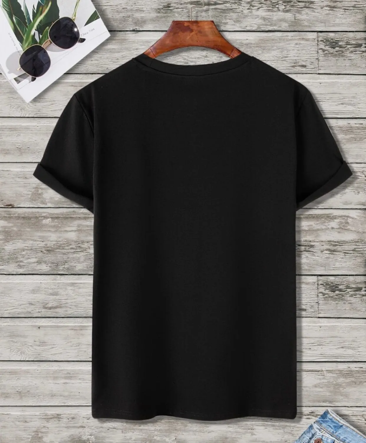 Men’s playing card print tee
