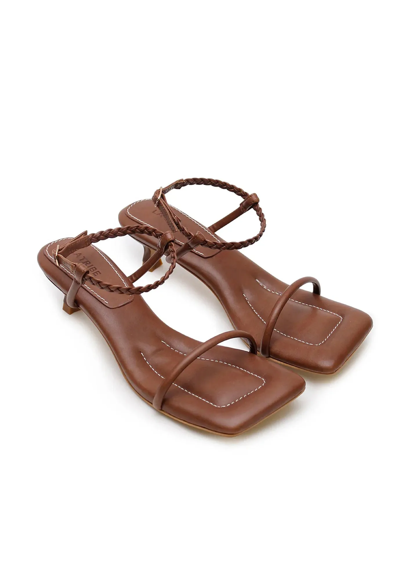 Padded Kitten Heel - Pecan