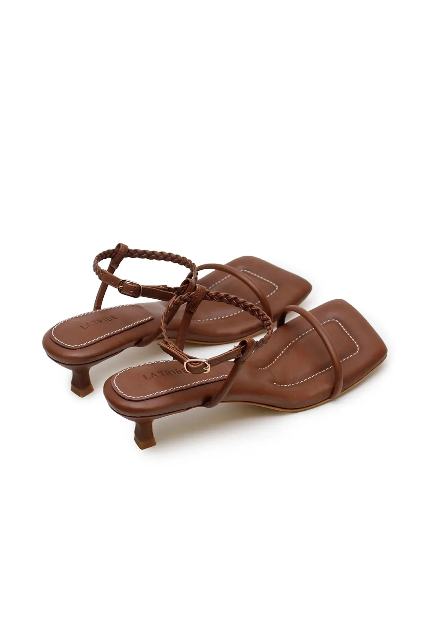 Padded Kitten Heel - Pecan
