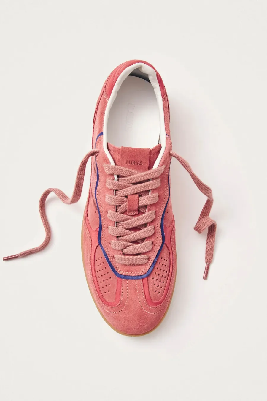 Rife Pink Leather Sneaker