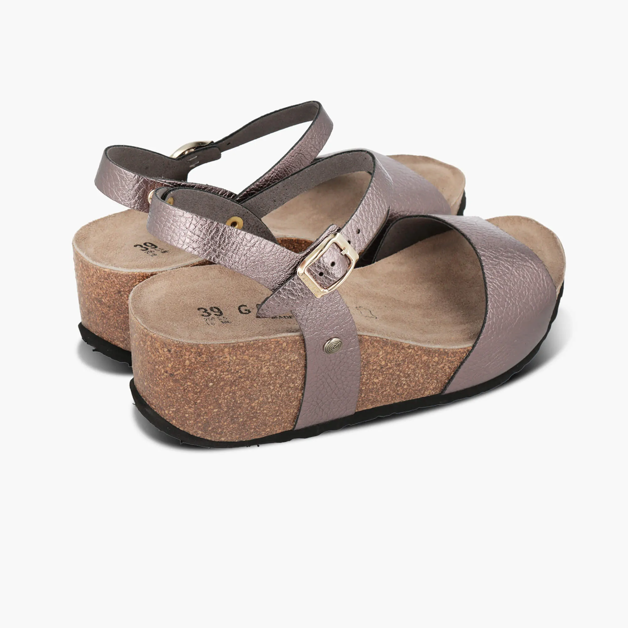 Riviera Silver Sandals
