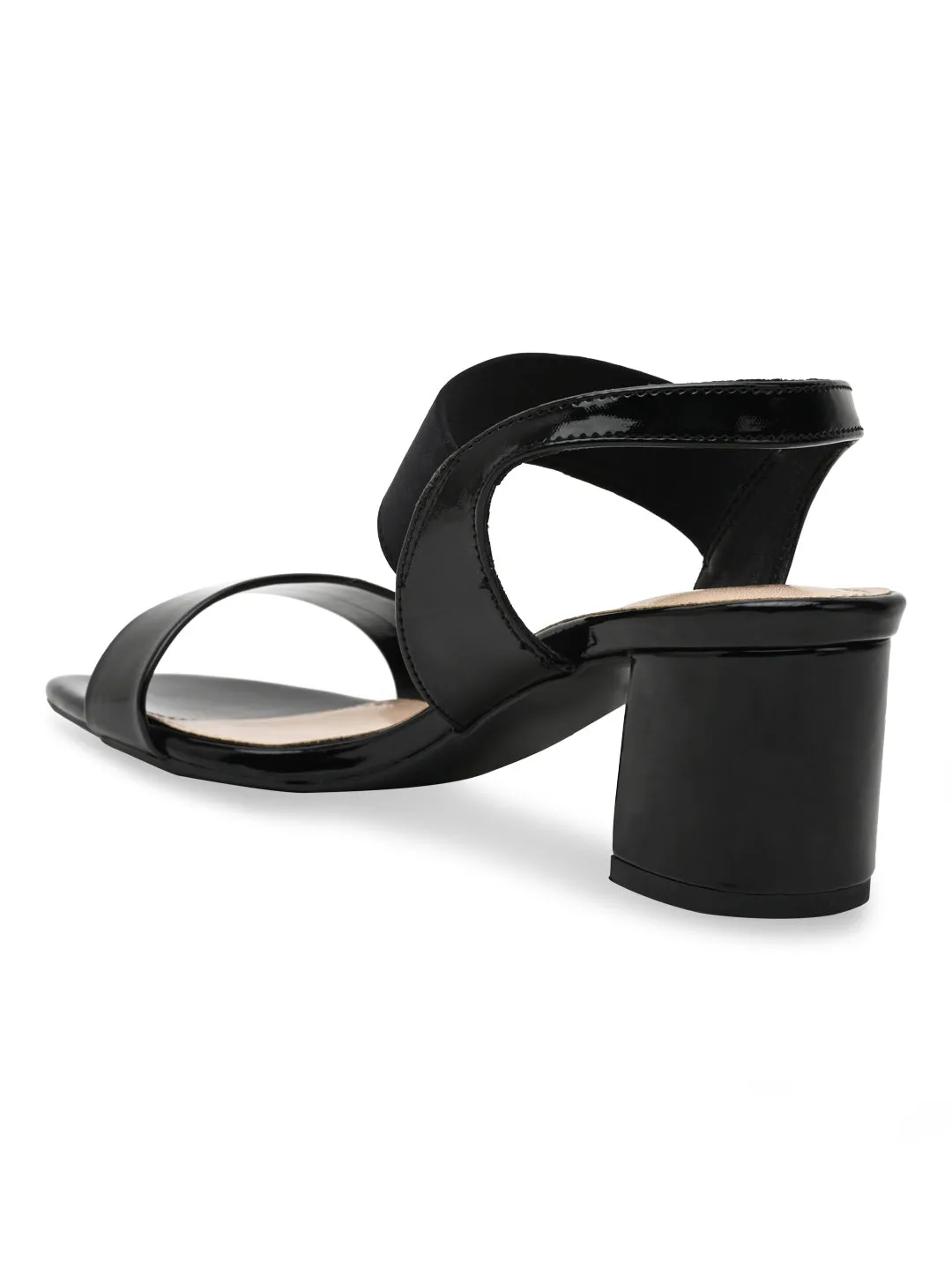Rocia By Regal Black Women Classic Patent Sandals