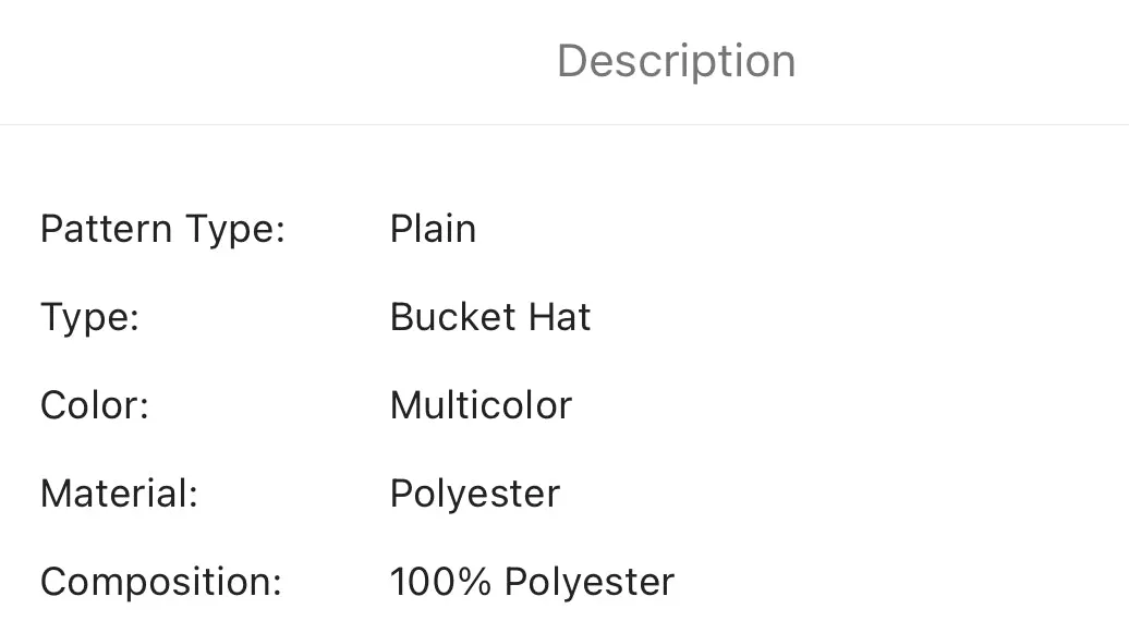 Set of two plus colored bucket hats