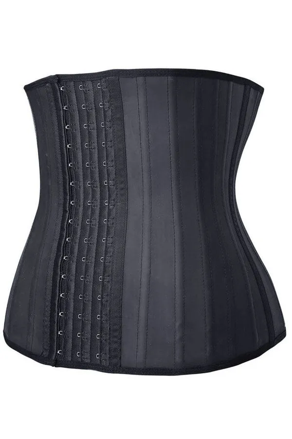 Sexy 25 Bones Support Trendy Latex Waist Cincher
