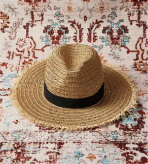 Simple straw hat
