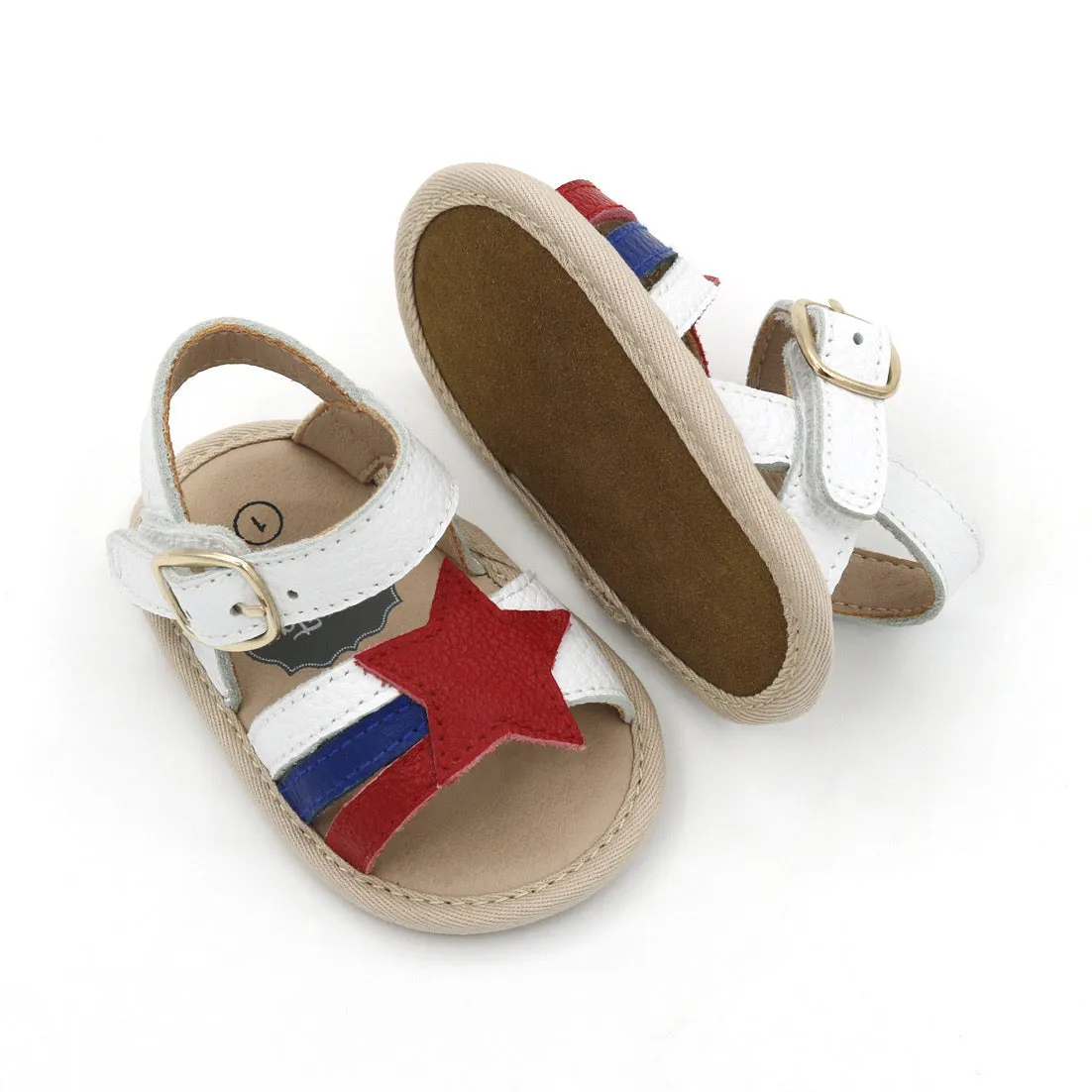 Star Sandals White strap