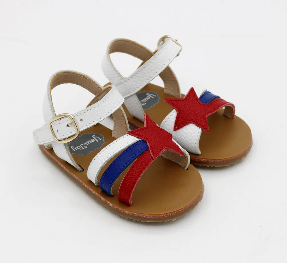 Star Sandals White strap