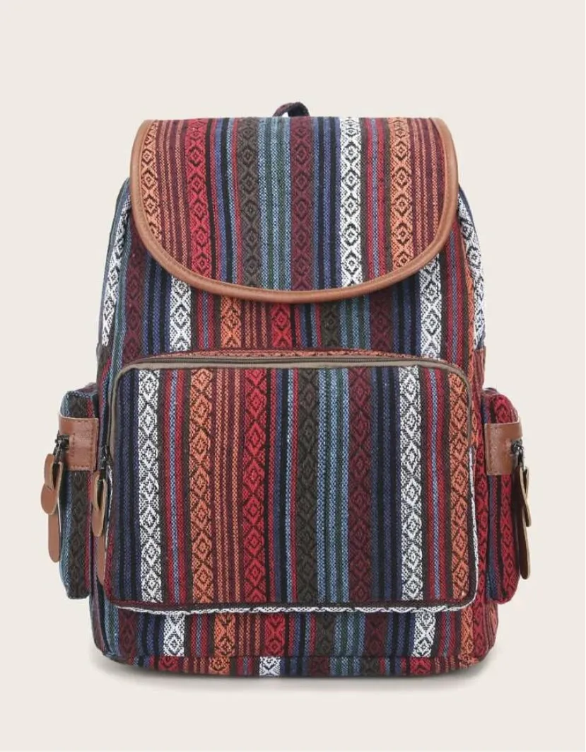 Tribal Pocket front backpack