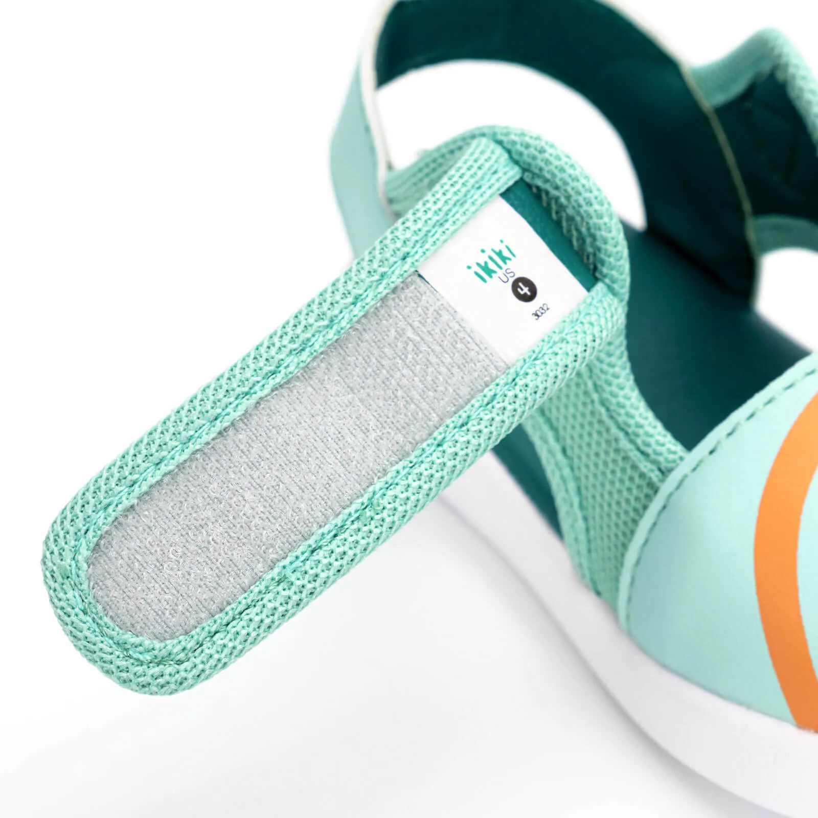 Vintage Rainbow Squeakerless Toddler Sandals | Teal